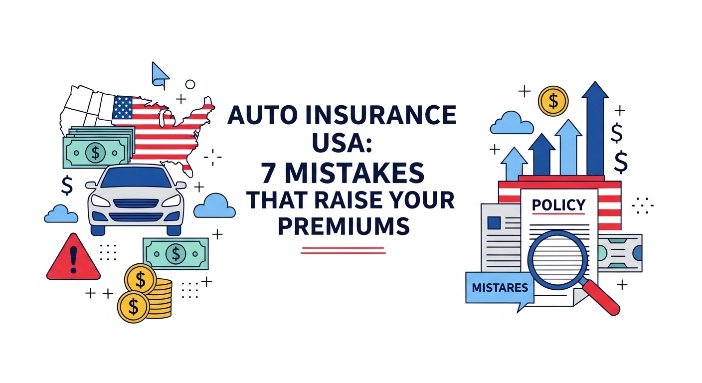 Auto Insurance USA: 7 Mistakes That Raise Your Premiums