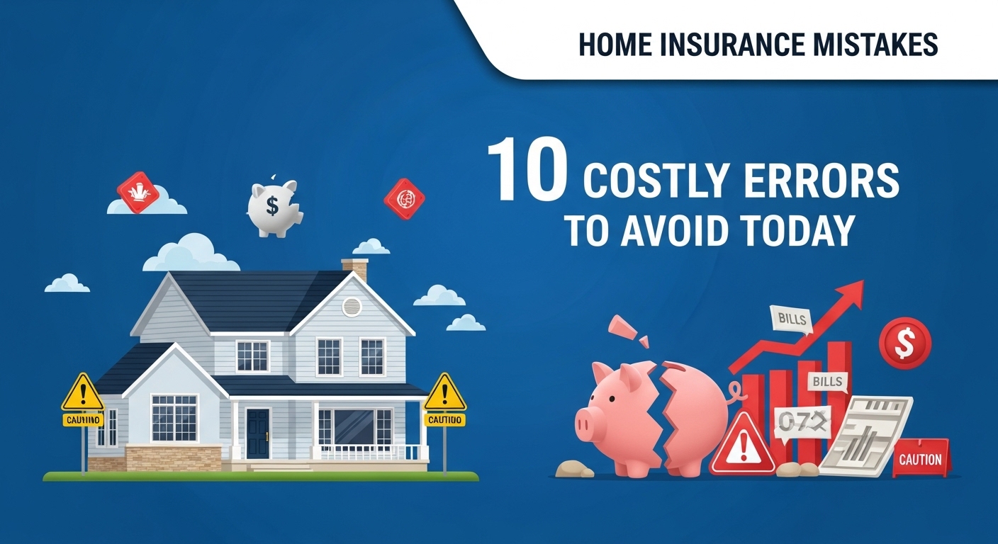 Home Insurance Mistakes: 10 Costly Errors to Avoid Today