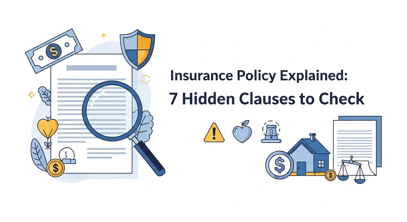 Insurance Policy Explained: 7 Hidden Clauses to Check