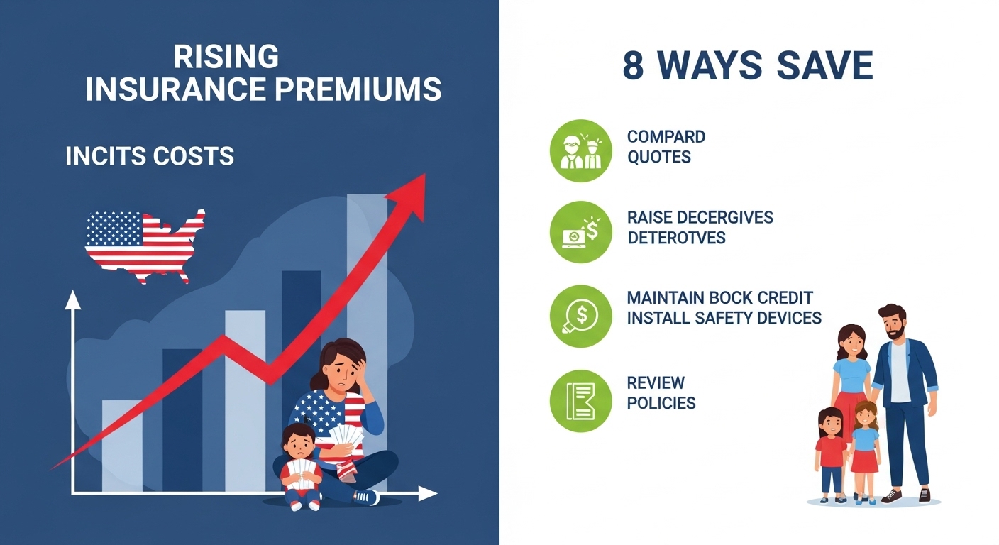 Insurance Premiums Rising: 8 Ways Americans Can Lower Costs